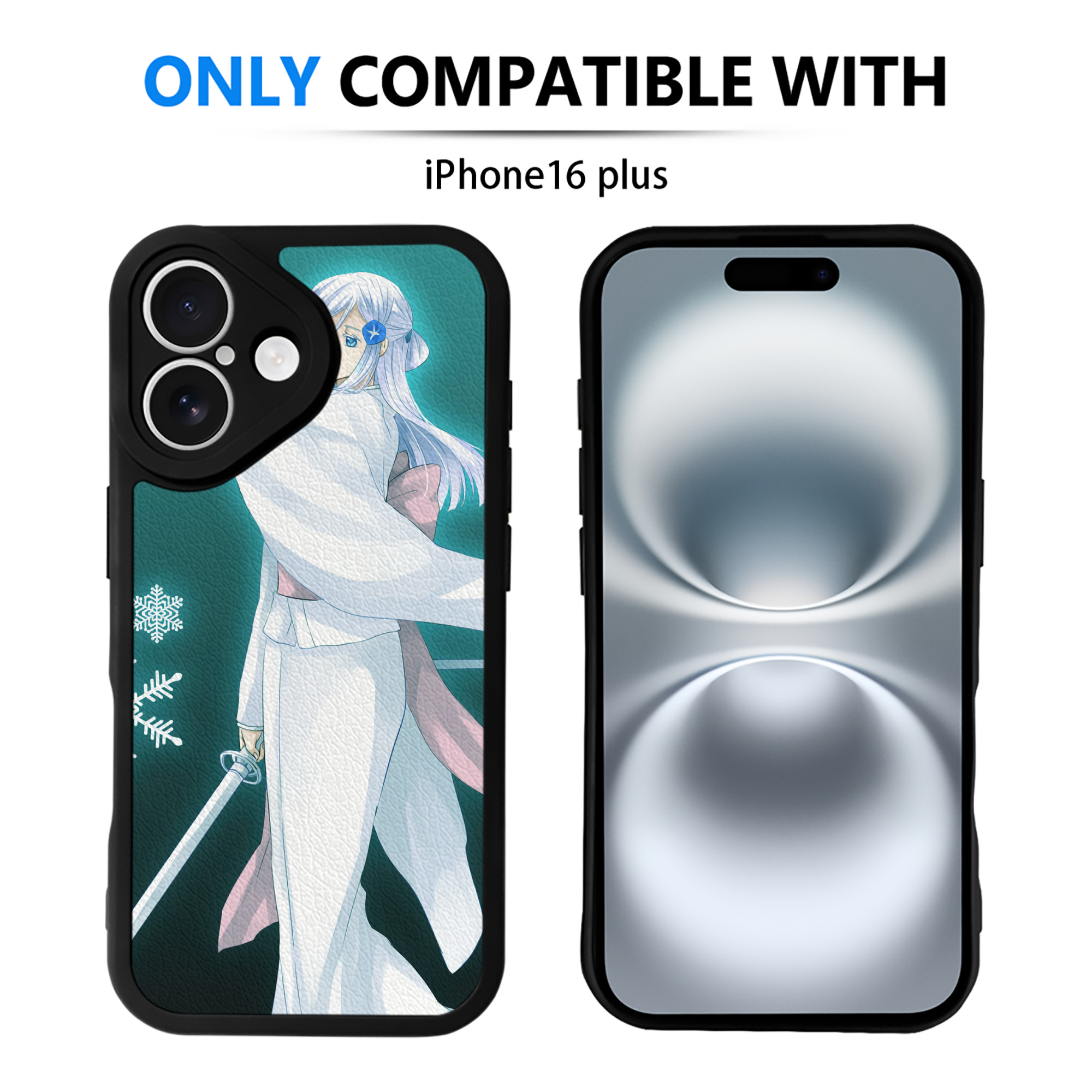 （画像用） ブリーチ BLEACH 【iPhone 16シリーズ対応】シリコンスマホケース（レザー調） 材質：シリコン